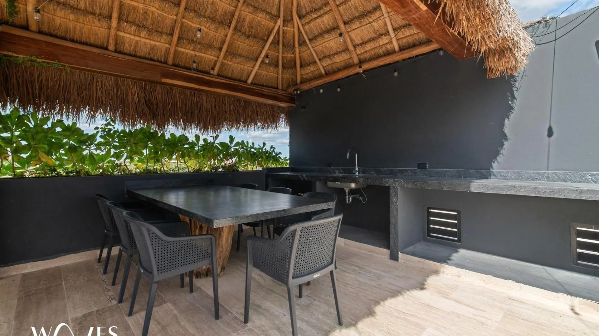Estilo Boho Chic | Centrico | Roof Garden Apartment Tulum 0*,